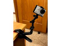 Small camera adjustable stand (with 1/4" hardware slots) by MrScottFletcher