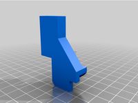 Filament sensor holder and clamp Artillery Sidewinder X1 by KahLee