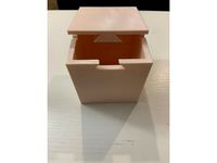 Dovetail Box With a Catch to Keep it Closed! No supports! by cjudd20