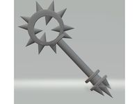 FHW: Sabbat Priest Star Mace ( Vampire the mask Prop) by thefreeheathen