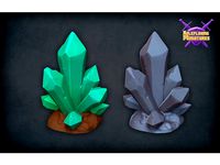Crystal cluster by RoleplayingMiniatures
