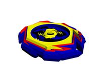 Meteor Ellizion E6. Hasbro standart. Right spin. Custom. Beyblade burst. by Eduard1_0