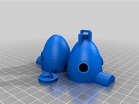 Little yellow submarine for aquarium by pointed