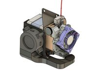 E3D Titan Aero Part Cooling 40x20mm Blower Fan Mount and Shroud by NorcoT