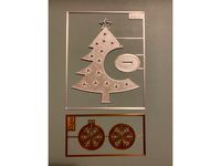 Snowflake Christmas Tree Kit Card by mrcatacroquer
