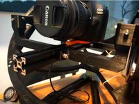 DSLR camera holder for Aluminium extrusion profile by Pater13