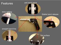 Rubber Band Gun - over 10 shots by asimomagic