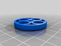 Circular Clover Prusa LCD Knob by xommm