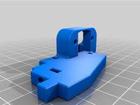 Lowered BLTouch Fixed Position Mount for Makerfarm i3v by charlieray