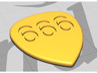 guitar pick copy Jazz III (Jazz 3) by alien_2005