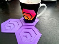 HEX crypto coaster V1 by HEXintrapreneur