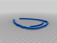 Front pin modification of DIY Covid 19 Face Shield Frame by johngiachero