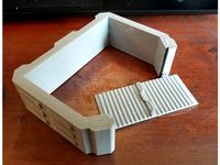 6mm Scale Heliport (reloaded - openable door) by razambon