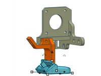 Ender 3 Bondtech Mount with Prusa Style Fan Duct by DenisP5907