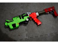 Nerf Slingfire vertical grip and stock attachment point by theboii