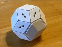 Golden Isozonohedra Construction Kit by DaveMakesStuff