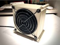 Solder fume extractor with magnetic assembly by Adamow