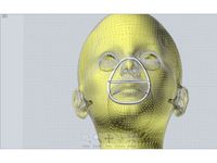 Covid19 mask breathing spacer insert  by 3dprintjunkie