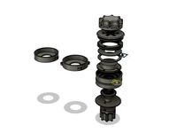 Halbert Corona Mask Mold #2 + Universal Material Filter Cartridge + Optional Anti-Viral Cartridge Adapter by Kevin-Halbert