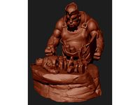 Ogre meat chef by assaultsloth