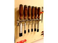 Stanley Bailey Chisel compatible wall mount by Fablab_Ideenreich
