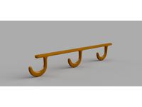 Under-Cabinet Mug Hanger by MakersMic