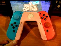 Nintendo Switch Joy-Con Grip V2 - Animal Crossing by nimaid