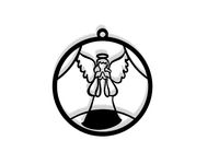Christmas ball with angel by FiReStiLL