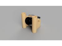 Adaptador cámara DJI para frame Helium deDrones by diegolopmon