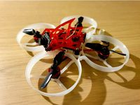 75mm ultralight Whoop Canopy V2 + Lipo Tray V2 by Tarboor-Engineering