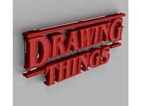 Stranger Things style logo by Squirrelbrain