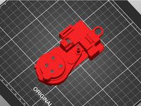 Ghostbusters - Mini mk2.1 shell ornament or keychain by mr_kiou