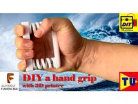 DIY a strong hand grip with strong springs 3D printed by zhwang168