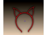 Cat ears diadem by PabloBC