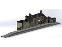 [W.I.P.] Hogsmeade - Goathland station OO gauge (1:76) - Harry Potter train station by Lkdesu