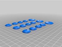 Wrapped Button Blanks - Domed by Sharikkamur