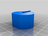 Button with female hexa 8 mm for old dishwasher by Mayot35