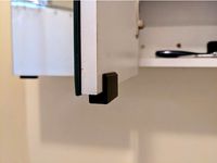 Minimalist Medicine Cabinet Door Handle by TeepsDeluxe