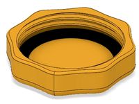 Brake Fluid Reservoir Cap - Euro E20 - 46.5x3 by W11-Germany