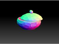 Alzák - low poly miska na cukroví by Zagoj