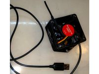 orange pi zero case with 60x60 fan by Kilovad