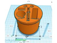 Audi A3 cupholder,  by CadZ