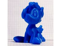 Sitting Surprised Pony by pessimizer