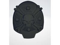 Space Marine Terminator Shoulder pad with Crux Terminatus by Hyfryd