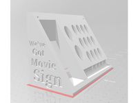 Wall mounted chalk shelf by hedronist