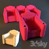 Armchair for the home theatres
