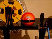 Automatic fire extinguisher ball mount by KenJeKenny