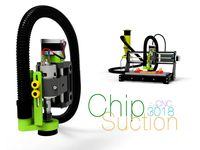 Chip Suction for CNC 3018 by Perinski