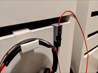 Plantronics Blackwire Control Remix for Ikea Micke Desks by MaximusNoobus