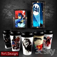 Art set for cafe
